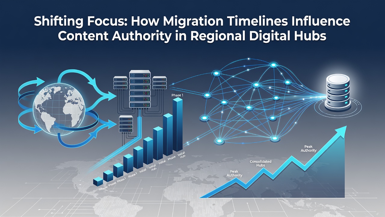 Shifting Focus: How Migration Timelines Influence Content Authority in Regional Digital Hubs
