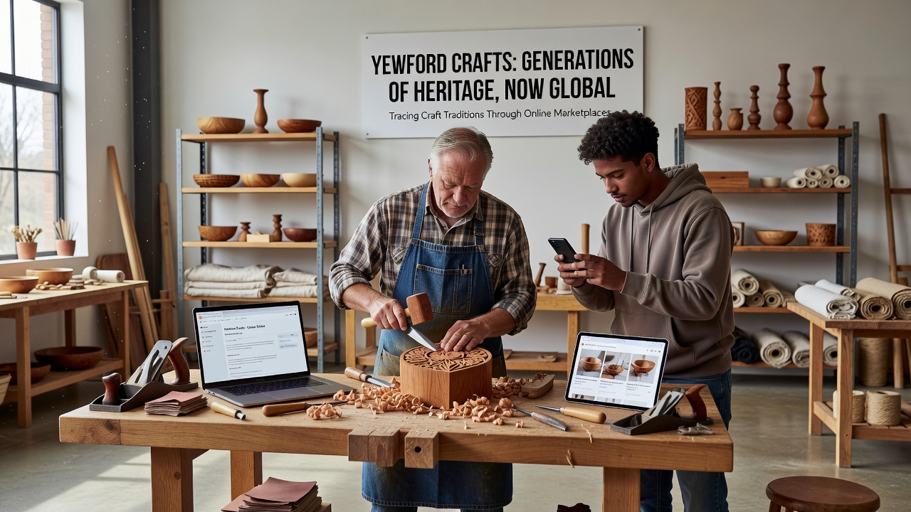 Tracing Craft Traditions Through Yewford's Generational Workshops and Their Shift Toward Online Marketplaces